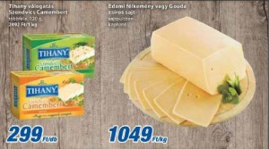 Tesco-hipermarket-márc.5-11 laktózmentes sajt