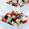 "Görög saláta" recept laktózmentes "feta" sajttal