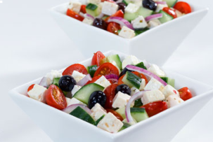 "Görög saláta" recept laktózmentes "feta" sajttal