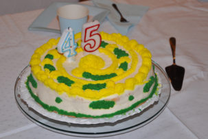 Laktózmentes születésnapi torta